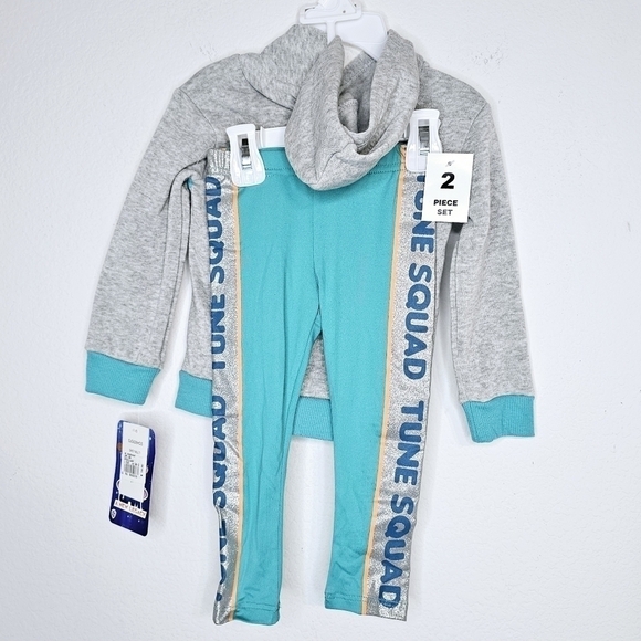 New! Space Jam Lola 2 Piece Basketball Hoodie Joggers Sweatpants Toddler Set - Picture 3 of 11